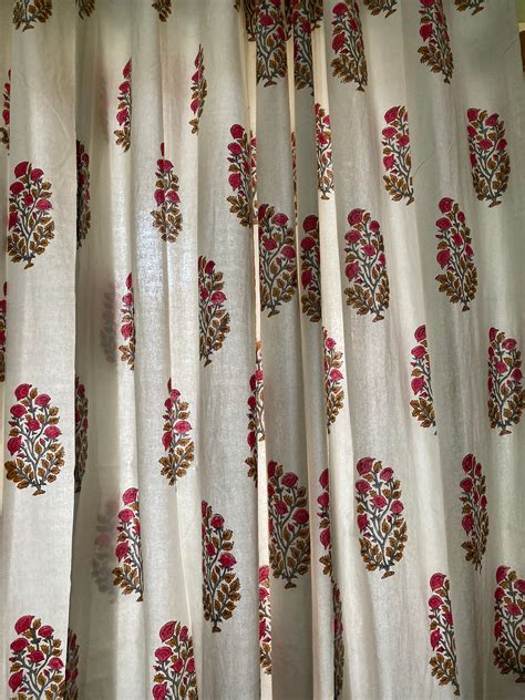 Enhance Your Home Decor with Block Print Curtain Panels